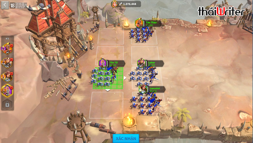 Cách Thức Tiến Hành Các Thử Thách Hẻm Núi Hoàng Hôn Rise of Kingdoms