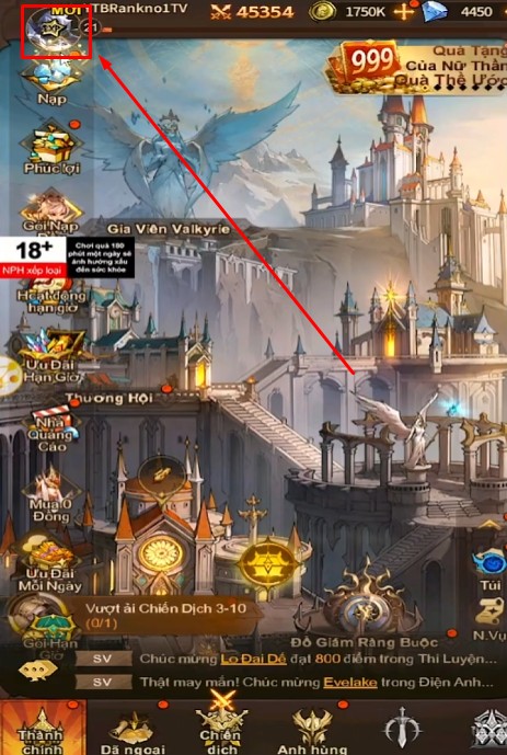 Cách nhập Code Liên Minh Valkyrie