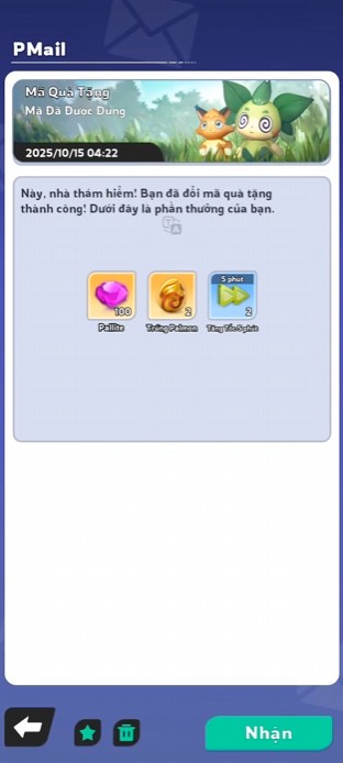 Cách nhập code trong Palmon Cuộc Chiến Sinh Tồn