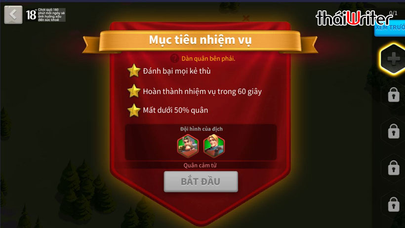 Chế Độ Chinh Phạt ROK Nhiệm Vụ