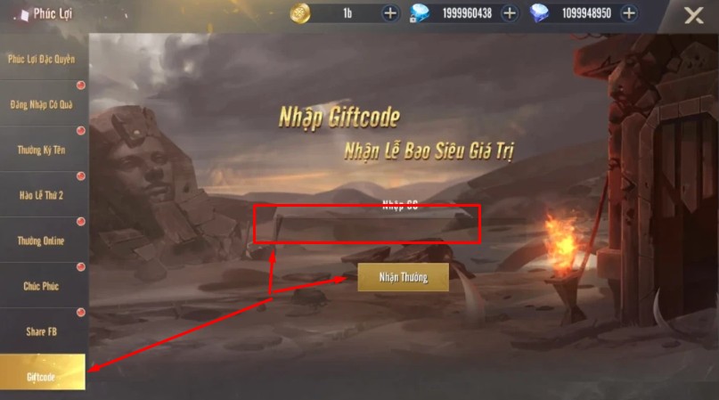 Cách nhập Code Atlan Origin Lục Địa Trỗi Dậy