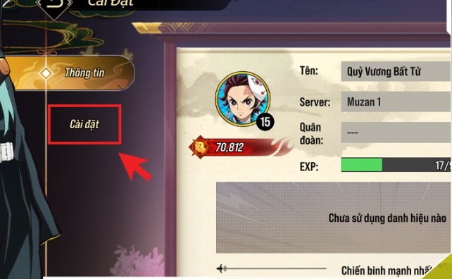 Cách nhập Code Dấu Ấn Diệt Quỷ trong game