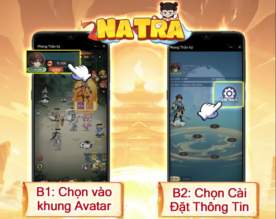 Cách nhập Code Na Tra Phong Thần Ký