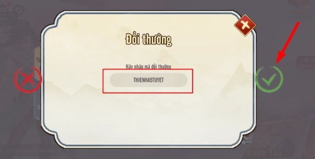 Cách nhập Code Thiên Hạ Ngũ Tuyệt