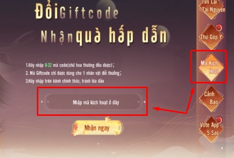 Cách nhập Code Vô Địch Tu Tiên Giới