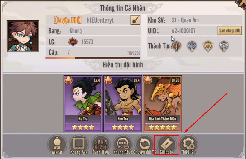 Cách nhập Code X Tây Du
