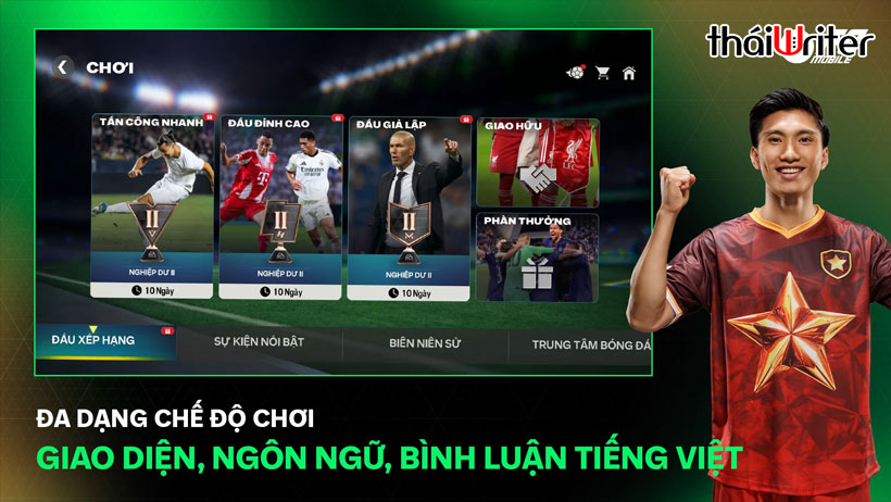 Chế độ chơi nổi bật trong FC Mobile VN