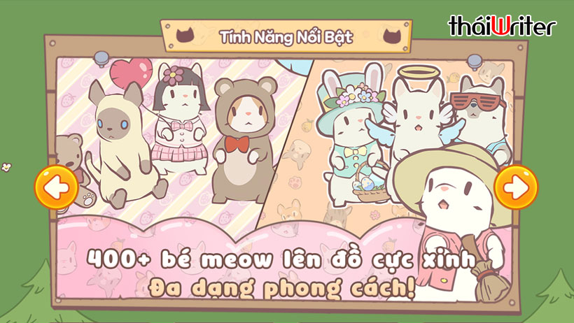 Điểm nổi bật của Cats & Soup Fluffy Town