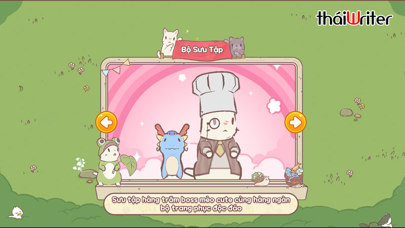 Điểm nổi bật của Cats & Soup Fluffy Town