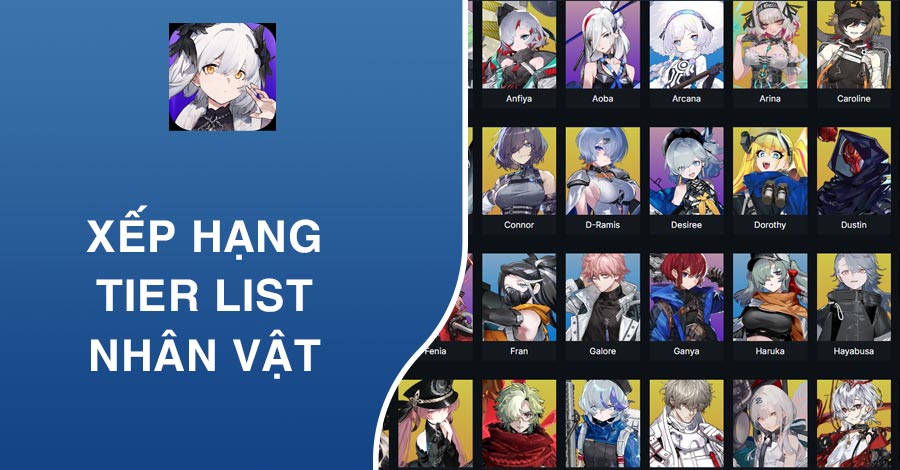 Resonance Solstice Tier List - Xếp Hạng Nhân Vật