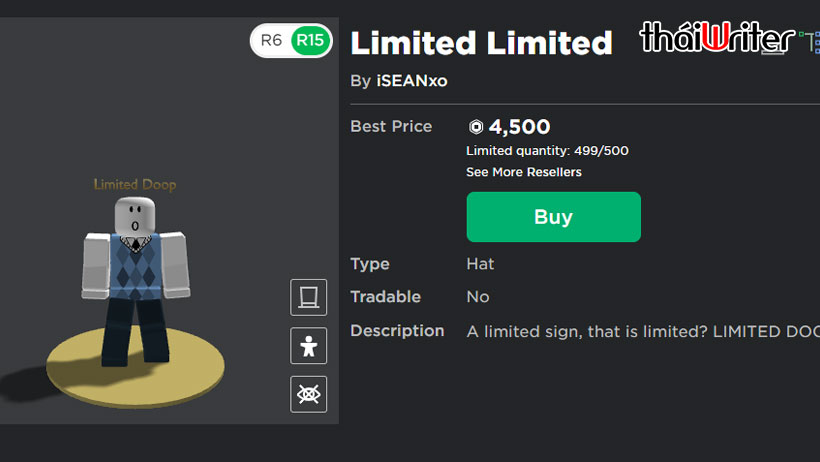 Tổng quan UGC Limited trong Roblox