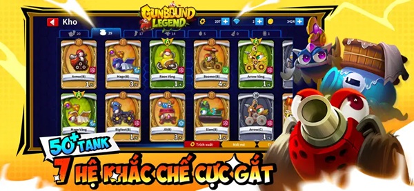 Các loại xe trong vua tọa độ